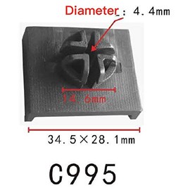 Side Skirt Mud Shield Retainer Fits Toyota 5386726020 Nylon 10 PCS