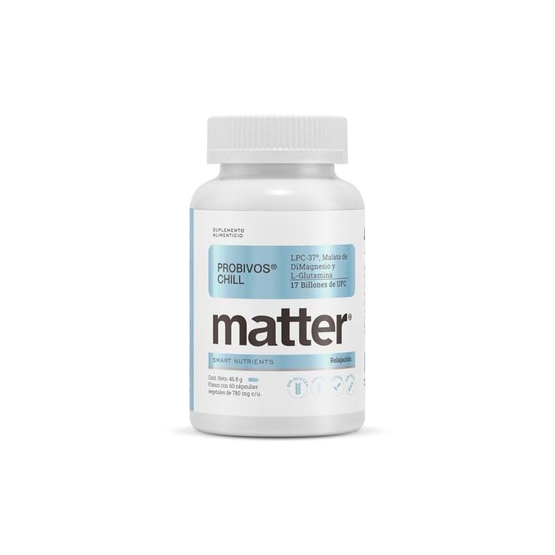 MATTER SMART NUTRIENTS - Probivos Chill - L-Glutamina, LPC-37®, Malato