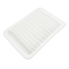 laffoonparts 17801-0D060 1PC Hard Panel Engine Air Filter Replacement for Toyota L4 Engine Corolla 1.8L 2009-2019, Replace 17801-0T030, White