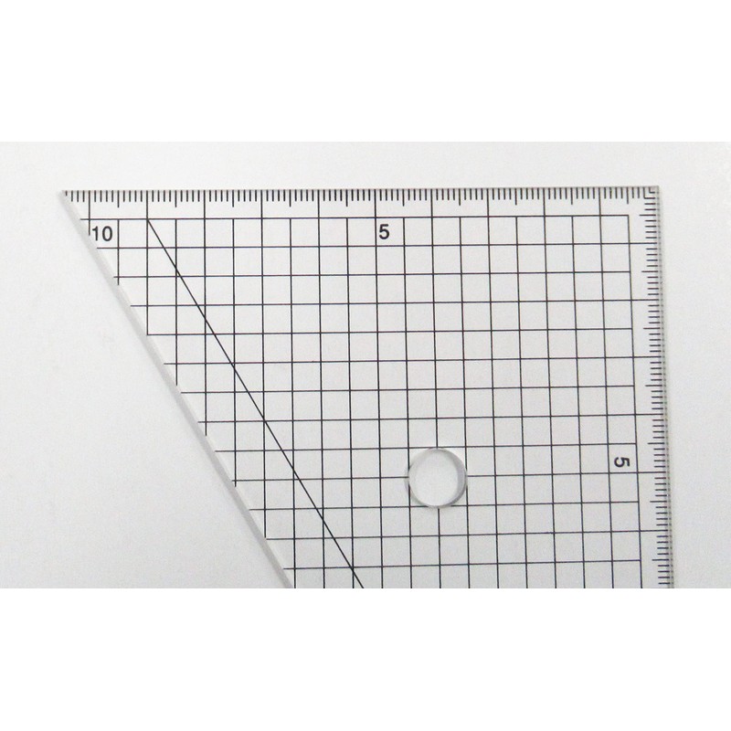 Uchida Drafting Device 7-470-0002 Triangle Ruler, 5.1 x 7.1 x