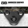 NICECNC Black Aluminum Exhaust Mount Bracket for Suzuki DRZ400S/DRZ400SM 2000-2024