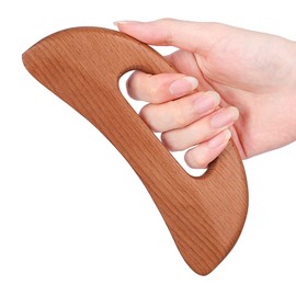 Scienlodic Gua Sha Massage Tool,Wood Therapy Massage Tools,Lymphatic Drainage Tool Anti Cellulite Massager,Scraping Board,guasha Tool for Body Shaping Neck Back Muscle Scraper Tool (Carbonization)