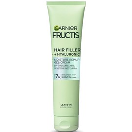 Garnier Garnier Fructis Hair Filler Moisture Repair Gel-Cream, Hair Gel for Curly, Wavy Hair with Hyaluronic Acid, 5.1 Fl Oz, 1 Count