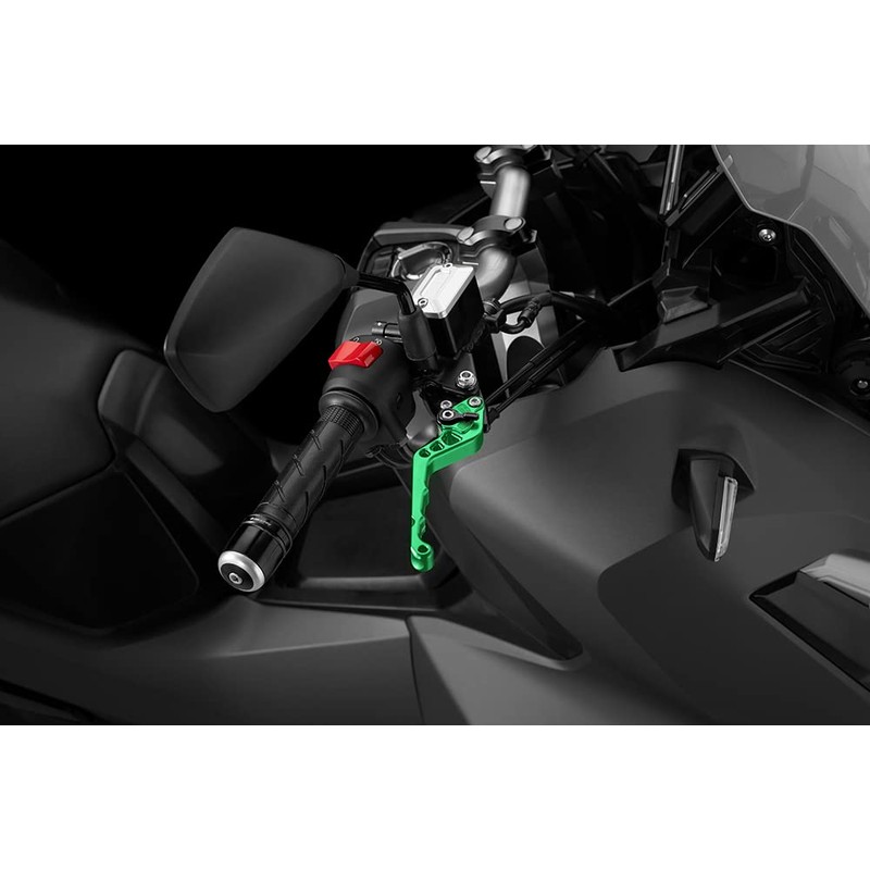BIKERS Front Brake Levers Curved Type Green CT125 20-25 DAX125