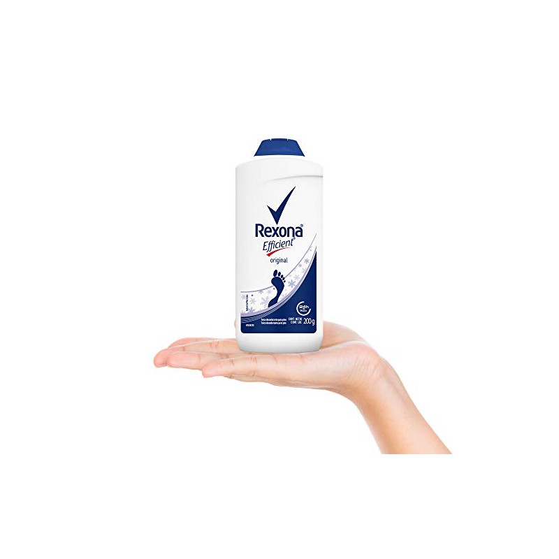 Rexona Efficient Desodorante Antibacterial para Pies en Talco Elimina Bacterias