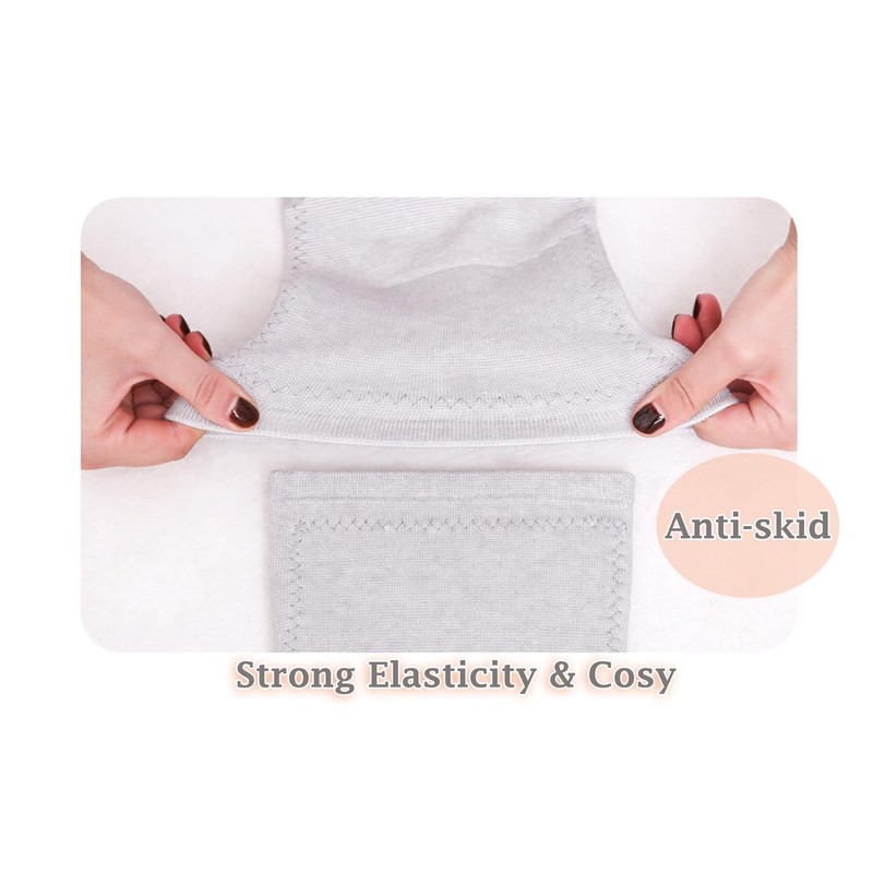Thermal Knee Warmer with Warm Lining Stretchy Knit Knee Sleeve