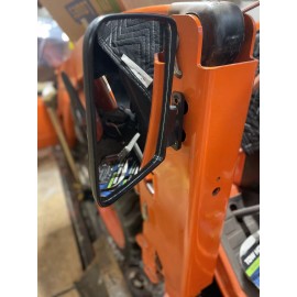 John Deere 1-UNIVERSAL VINYL COATED MAGNETIC MIRROR TRACTOR/SKID STEERE KUBOTA JOHN DEERE