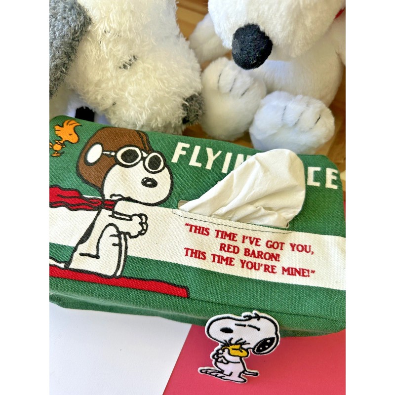 PEANUTS Snoopy Tissue Box Cover Japan