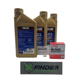 Yamaha MT07 (2015-2024) Master of Torque all Models Oil & Air Filter - Part# 5GH-13440-80-00 and 3 Quarts All Purpose LUB-10W40-FS-12