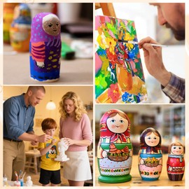 Colour Pigments for Casting Powder, 10 ml x 24 Colours Set, Paint for Casting Powder, Colour Pigments for Concrete, Model Making, Easily Soluble Powder, DIY and Creative Projects