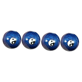 FOMIYES Meditation Balls Hand 2 Sets Exercise Balls Enamel Balls Chinese Hand Balls Exercise Hand Health Massage Balls Small Balls with Chime Chinese Massage Balls Fitness Handball