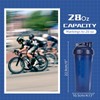 28oz & 17oz Protein Shaker Bottles with Blending Ball-Blue