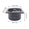 MUSESPANI 12 Inch Exhaust Fan 110V 125W Explosion Proof Utility