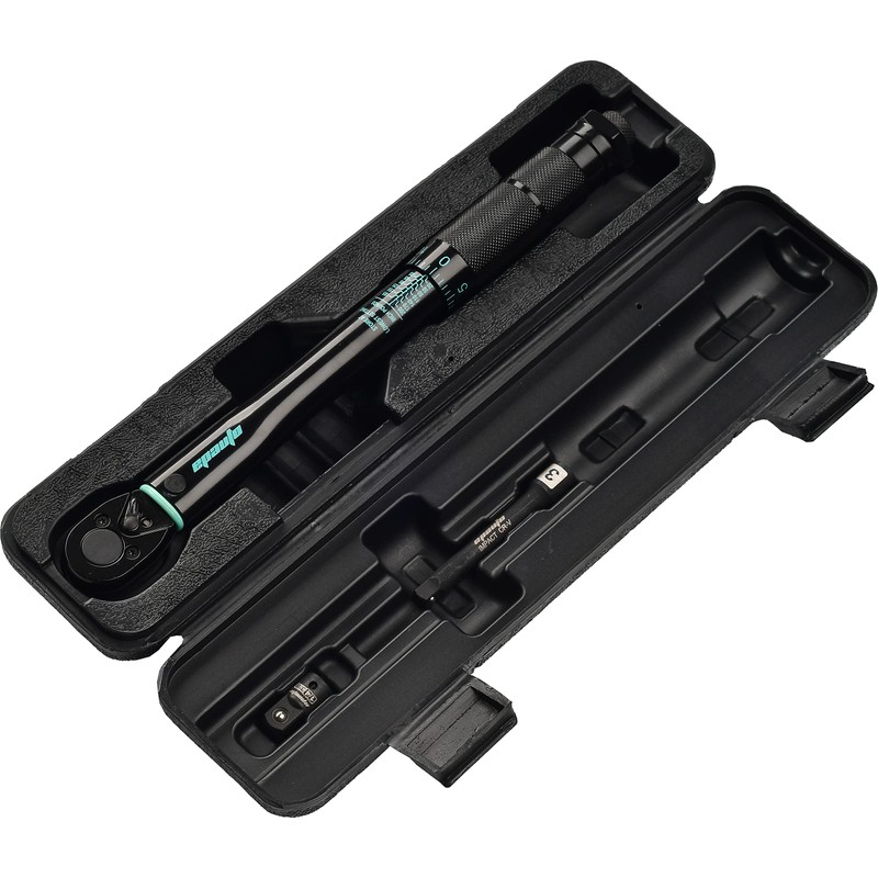 EPAuto 1/4-Inch Drive Click Torque Wrench, Black, 20-200 in.-lb.