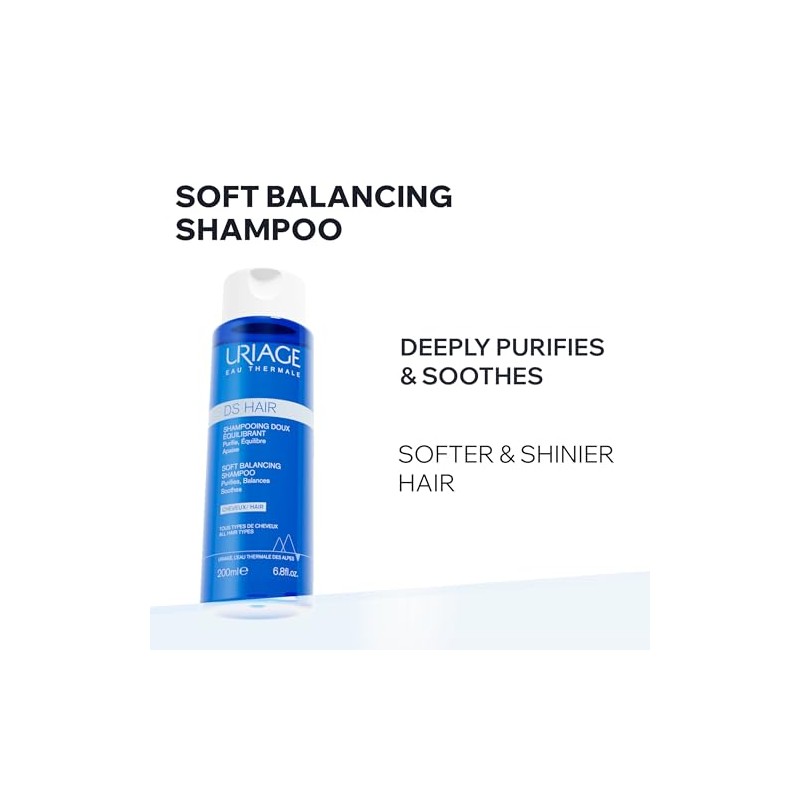 Uriage Shampoo D.S. Hair New Uriage (200 ml) BETO BEAUTY