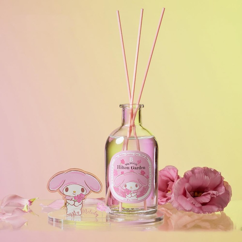 Reed Diffuser Set, 6.7 oz My Melody Hilton Garden Scented