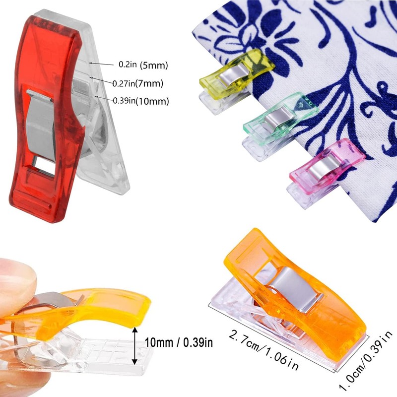 100 Pcs Sewing Clips, Clips for Sewing Wonder Clips Quilting