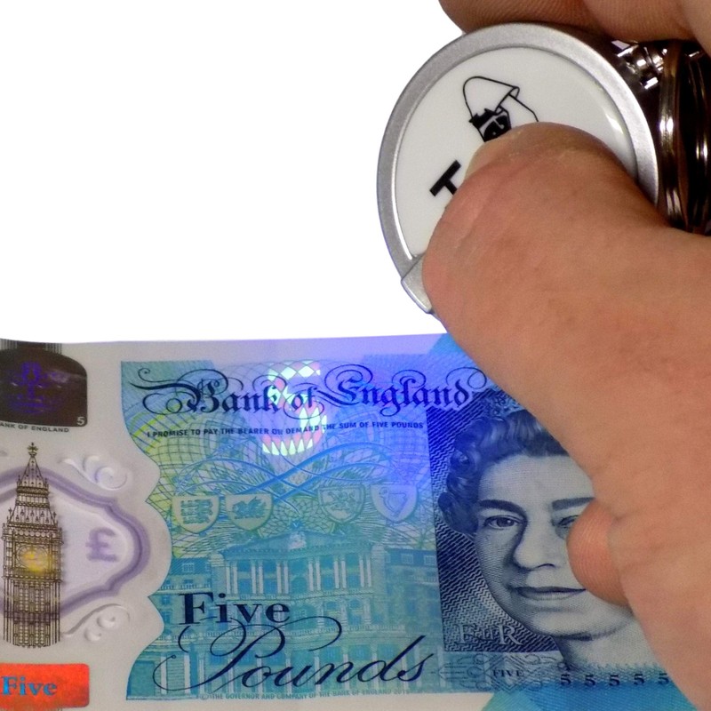 Cash Minder Forged Counterfeit Fake Money Note Checker Detector UV