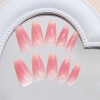 24pc Uñas Postizas Reutilizables Uñas Press On Con Pegamento