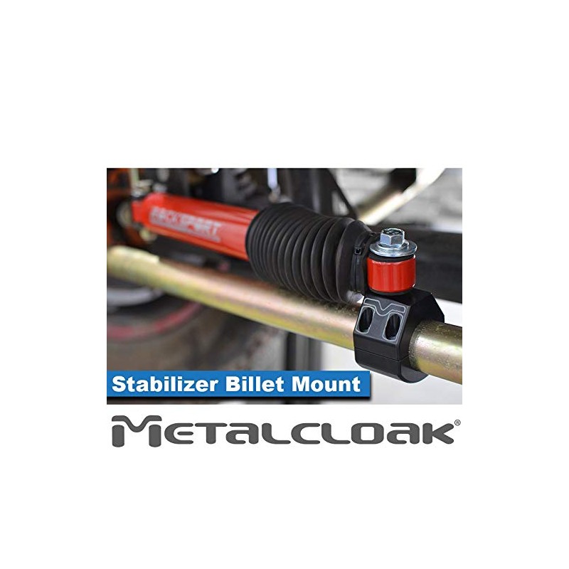 Metalcloak Steering Stabilizer Billet Mount, Fits Updated 1.625" (1 5/8")