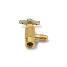 Can Tap For R290 7/16" Female to 1/4” Male Brass