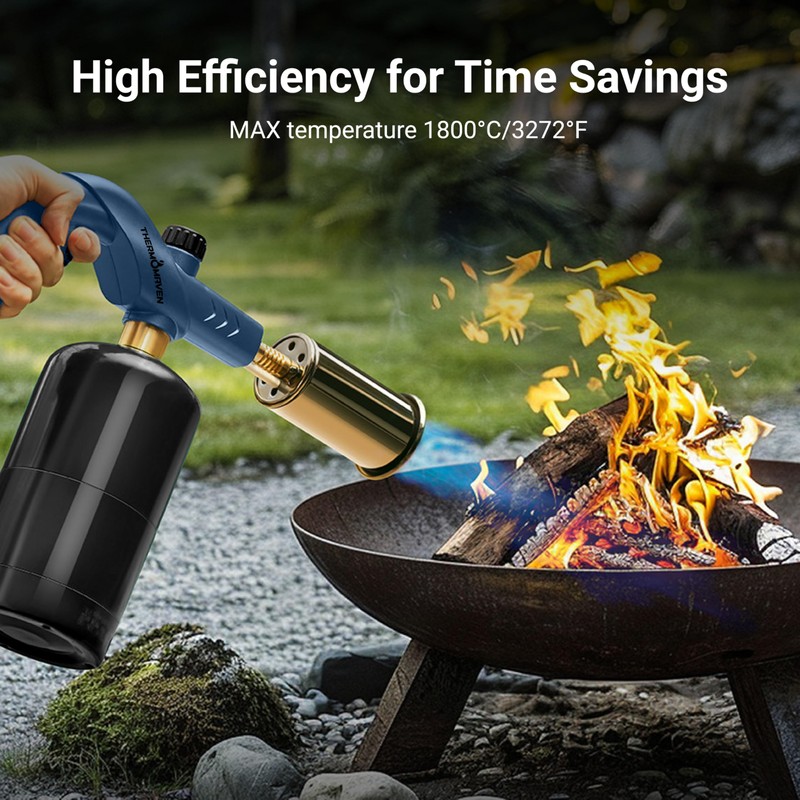ThermoMaven Powerful Propane Torch, Kitchen Cooking Torch, Culinary Torch Lighter,