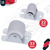 KOTARBAU Transport Castors 22 mm / 33 mm Rubber Universal