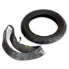 Tyre with Inner Tube 12.5 Inch Black Slick Tread Compatible