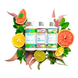 3-pack Aceites De Masaje 414 Ml. - Eucalipto, Lavanda, Menta