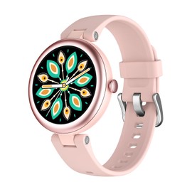 SHANG WING Lynn Smartwatches for Women,1.1inch Display Screen Fitness Watch for Women,Small Stylish Smart Watch with Pedometer Sleep Monitor SpO2-Monitor Heart Rate Fitness Watch for Android iOS