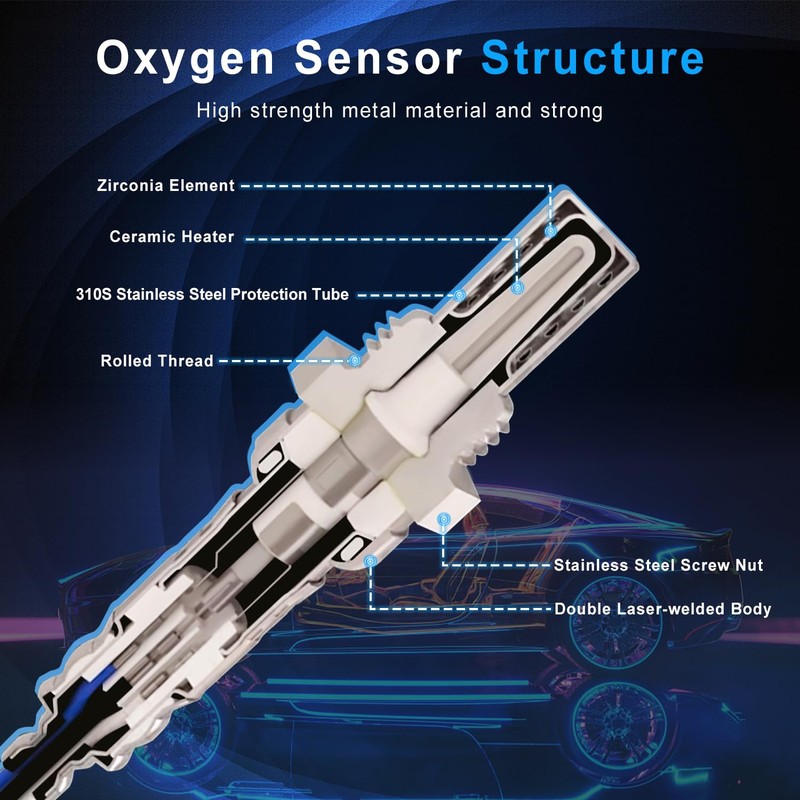4Pcs 234-5010 234-4355 234-4368 O2 Oxygen Sensor Upstream Downstream Compatible