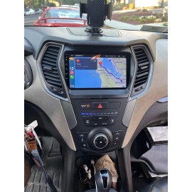 Unbranded For 2013-2017 Hyundai Santa Fe Android 12 CarPlay Car Stereo Radio GPS FM