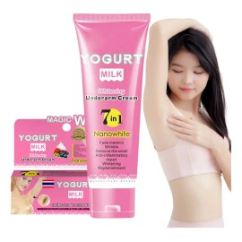 Crema Aclaradora Leche Yogurt Axilas Cuello Zona Intima