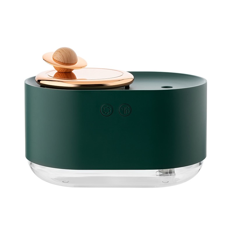 Spray Humidifier Rotating Planet Mini Desktop USB Charging Night Light