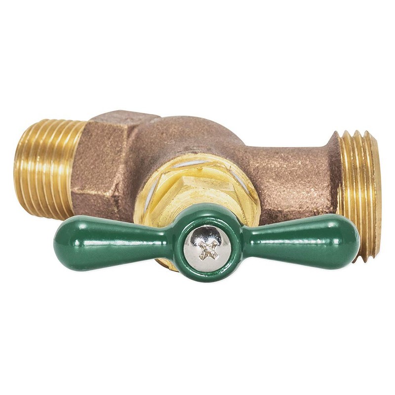Eastman Heavy-Pattern Male No-Kink Hose Bibb Valve, 1/2 Inch MIP
