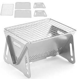 ANCL Barbecue Stove, Mini Bonfire Stand, Compact, Solo Can (Stove)