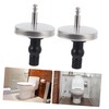 DOITOOL Sets Toilet Hinge Replacement Kit Stainless Steel Bolts Nuts