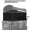 LUAATT 4-Sided Breathable Sunshade Fence Canopy Compatible for Wonderfold W4/W2