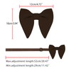 Allegra K Solid Pre-tied Bow Ties for Women Men Formal