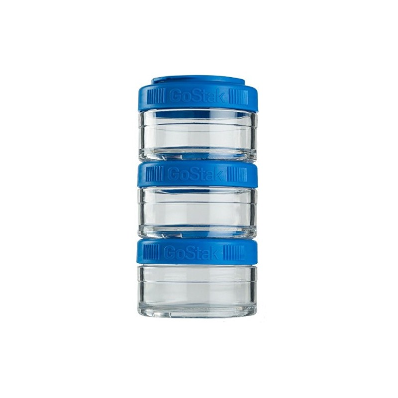 BlenderBottle GoStak container for storing protein powder vitamins and more