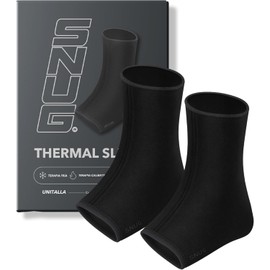 SNUG Manga de Gel Reutilizable - Terapia Fría y Caliente - Manga de Compresión 360° - Tobillo - Ideal para Esguinces, Tendinitis y Lesiones Deportivas - Compresa frío/caliente (Tobillera, 2, unidad)