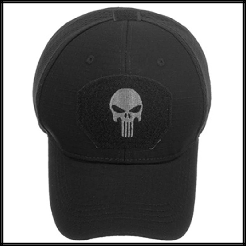 White Fang CA682 Mesh Cap, Skull, Skull, Hat, Running, Outdoors,