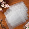 A5 Clear Binder Pockets,No Zipper 6 Holes Cash Envelopes for
