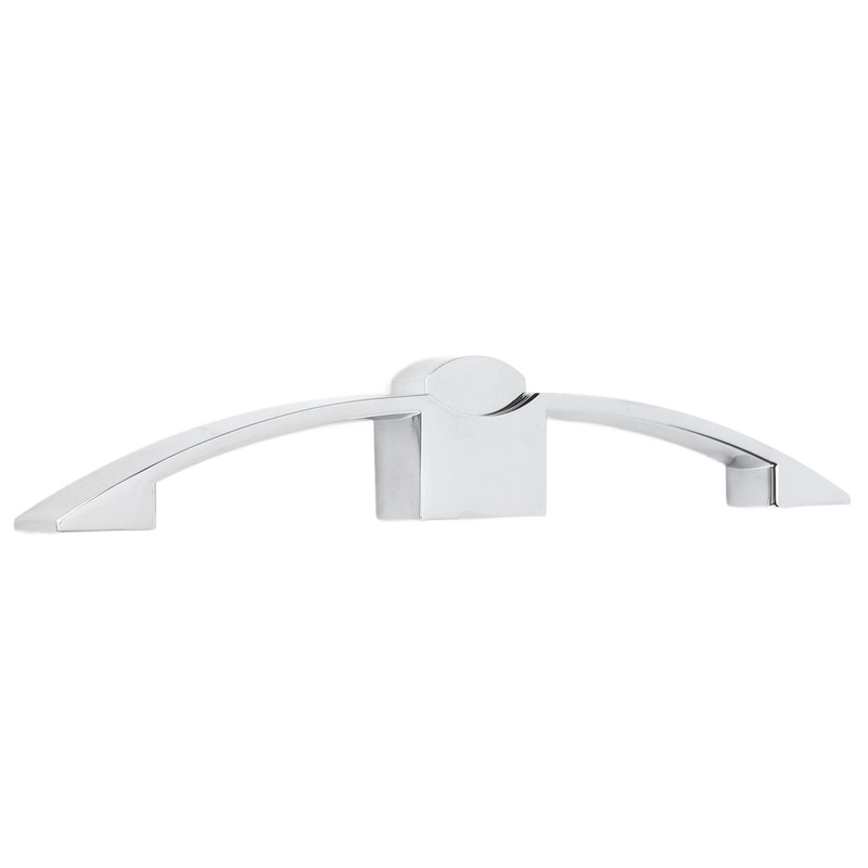 RV Push Button Pull Handle Latch Lock Arc Shape Glossy