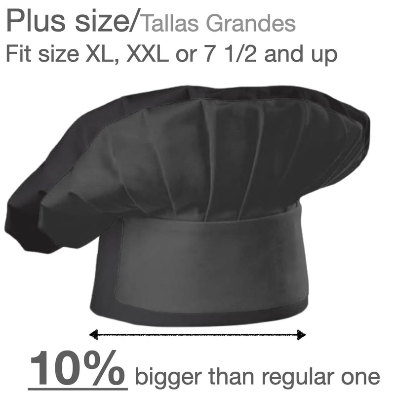 Urby Extra Large Chefs Hat Similar to Hat Size XL,