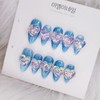 ✨️Popular✨️Bubble Heart Magnetic Gel Nail Tip - Short Nose Pin
