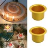 Candle Cup ZYAMY 10pcs Candlestick Holder Cup Candle Drip Protector