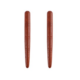 2Pcs Traditional Thai Massage Stick,Wooden Relax Massage Foot Stick Feet Spa Point Point Manual Health Tool for Home Travel