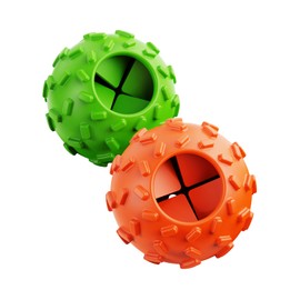 Interactive Treat Dispensing Dog Ball – Dog Treat Toy,Durable Chew Toy for Aggressive Chewer,Slow Feeder Puzzle Toy for Mental Stimulation & Anxiety Relief,puppy toys,dog training,Natural Rubber
