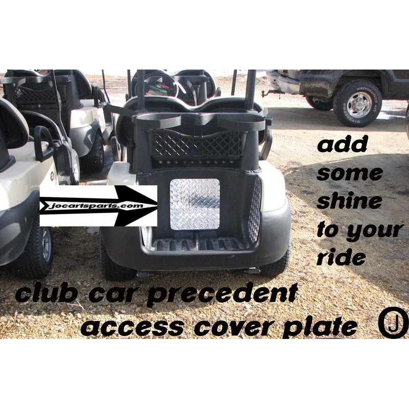 Fits Club Car Precedent Golf Cart Diamond Plate Access Panel